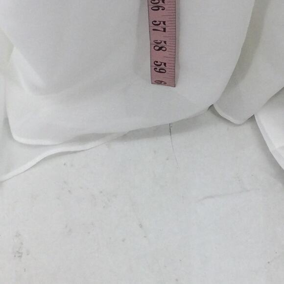 BRIDAL SZ 10 L white embroidered beaded Aline sweetheart wedding dress NWT 0B18 - Picture 5 of 11